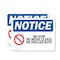 Signmission No Gum No Metal Cleats No Shelled Nuts Sign With Symbol, 7 in W x Rectangle, Vinyl Decal OS-2PACK-NS-D-57-L-14638 - alternate 1